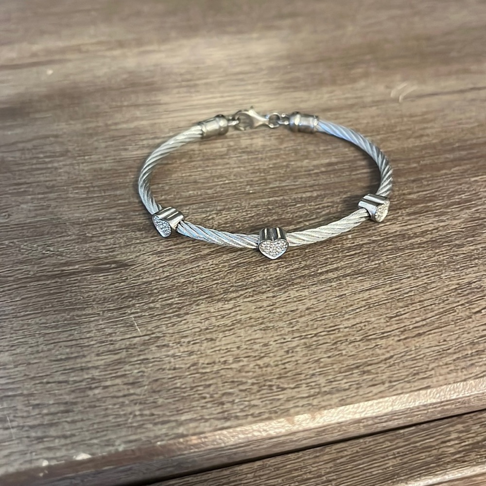 925 Heart Bracelet